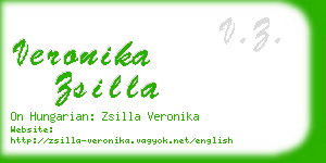 veronika zsilla business card